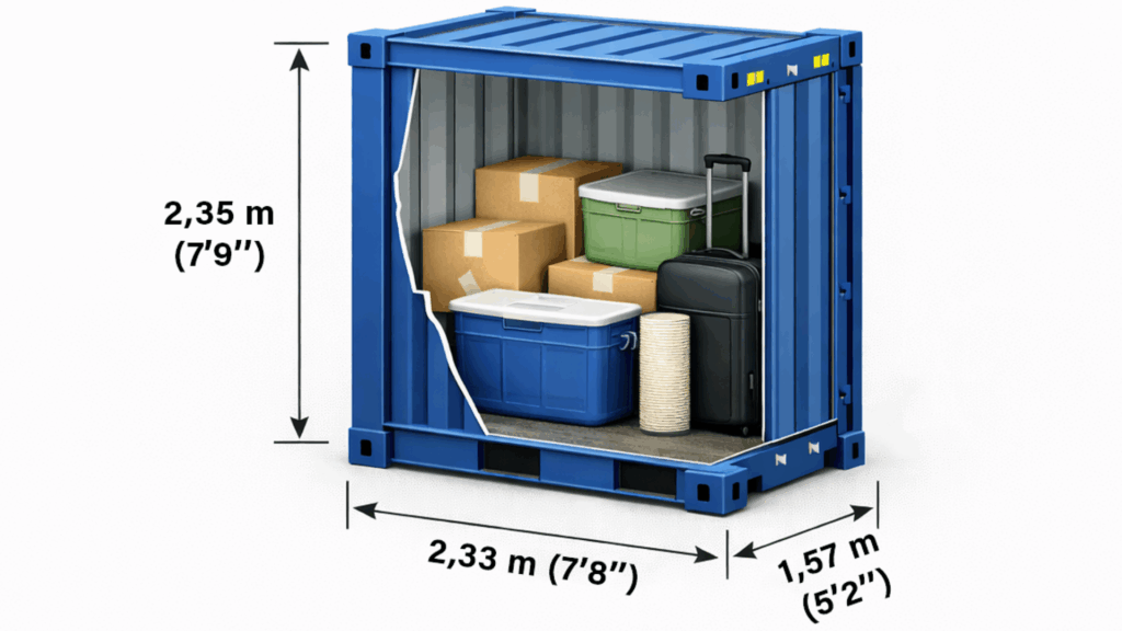 6ft container